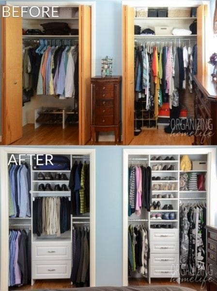 Cómo organizar un armario pequeño con mucha ropa