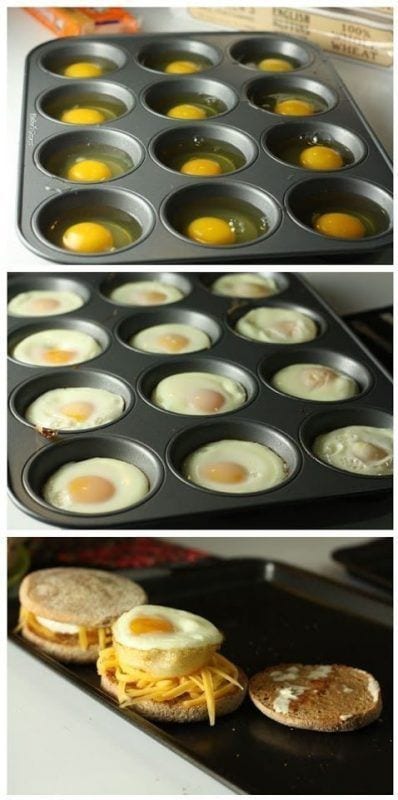 moldes para cupcakes - cocinar huevos