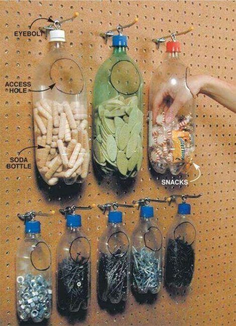 Cómo aprovechar las botellas de plástico